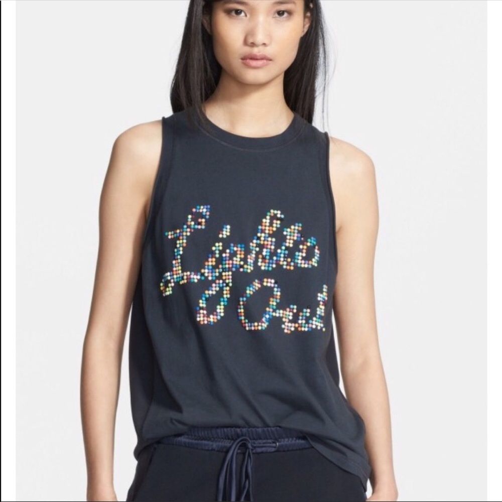 3.1 philip lim “lights out” muscle tank size m